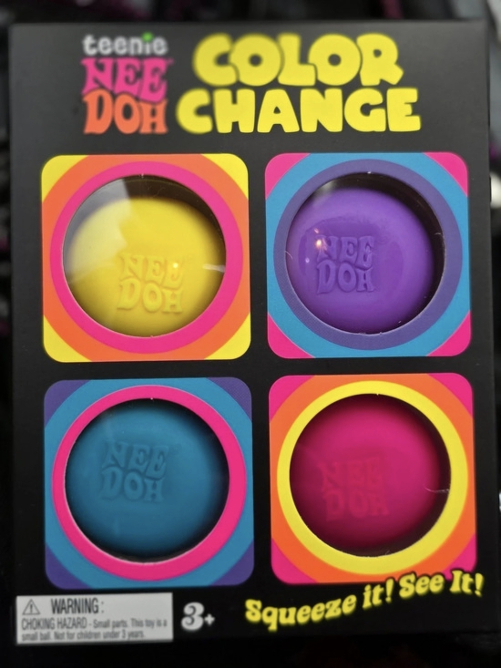 Color Change Nee Doh Squishy Toy NWT